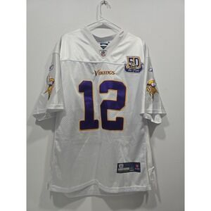 Vintage Reebok Minnesota Vikings Percy Harvin 12 Jersey Size 50 White